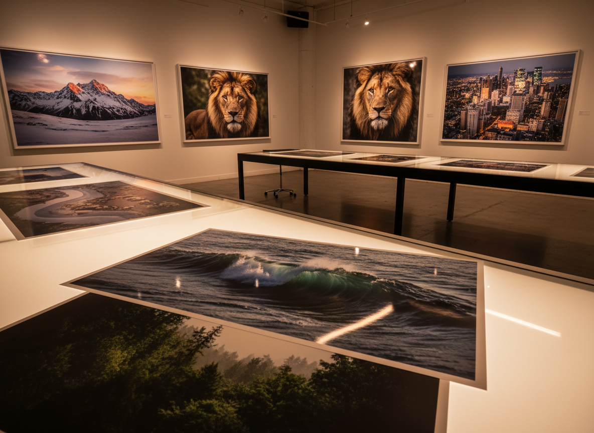 Impresión fotográfica premium de alta resolución con acabados de galería.